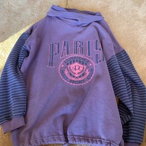 Purple Paris sweater
